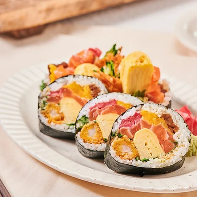 새우튀김 김밥