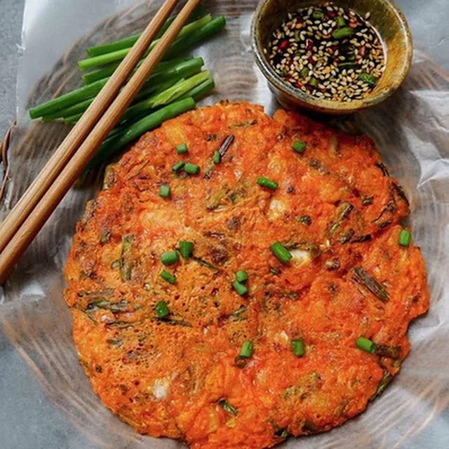 치킨김치전